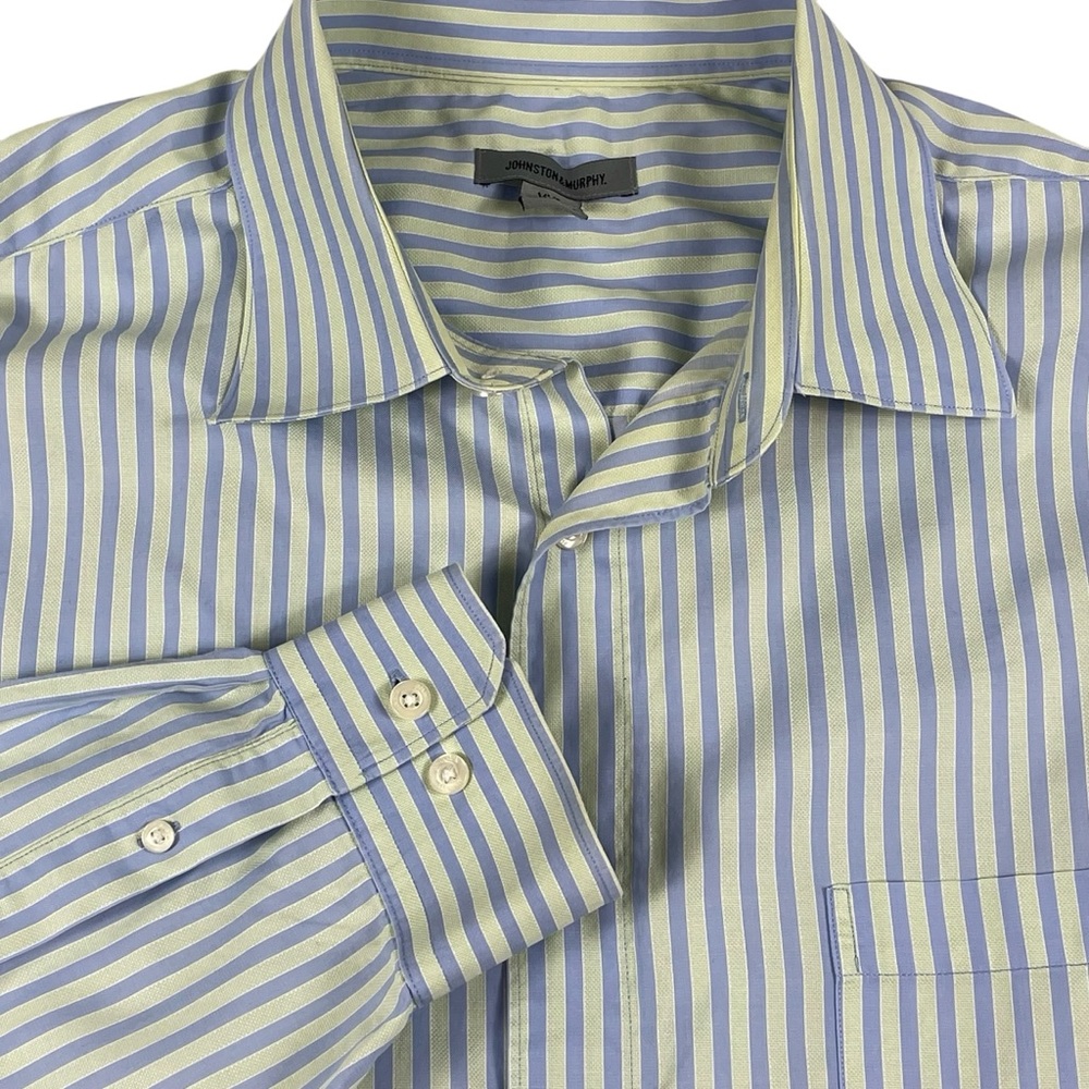 Johnston & Murphy Striped Long Sleeve‎ Button Down XXL